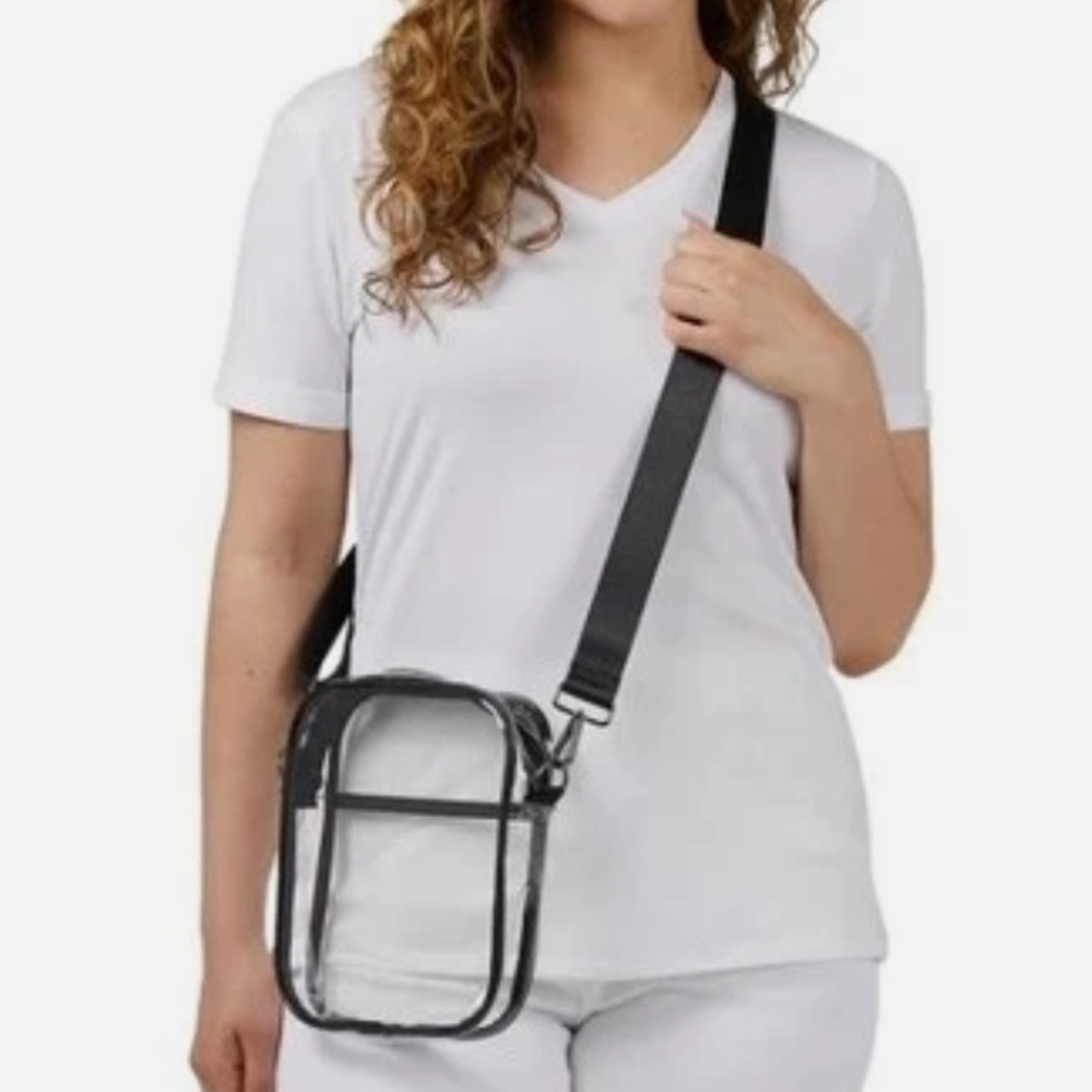 32 Degrees Unisex Clear Crossbody Bag